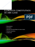 Elementos Constitutivos de Una Clase