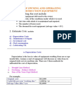 Cost of Owning and Operating Constructio