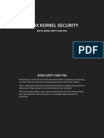 Grsecurity Presentation