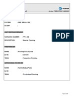 SAP PP Material Planning PDF