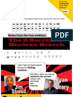 Boolean Secrets