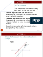 Public Economics Tax Incidence