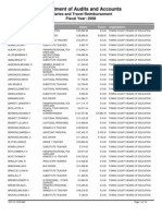 Salary Travel Report 2008