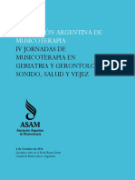 Actas de Las IV Jornadas de Musicoterapia en Geriatria y Gerontologia