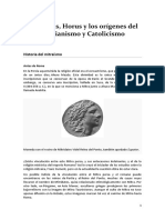 Mitra, Isis, Horus y Los Orígenes Del Cristianismo y Catolicismo