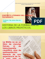 Historia de La Formación de Los Libros Proféticos