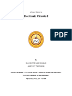 Ec6304 Electronic Circuits-I