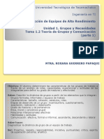 1.2 Teoría de Grupos y Comunicación (p1)