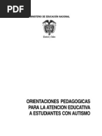 Orientaciones Pedagógicas para La Atención de Autistas