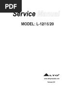 Alto L-12, 16, 20 (Ver.2) Mixer Service Manual