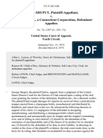 George Shuput v. Heublein Inc., A Connecticut Corporation, 511 F.2d 1104, 10th Cir. (1975)