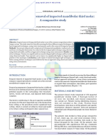 Techniques in The Removal of Impacted Mandibular Third Molar: A Comparative Study