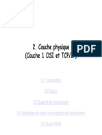 Couche Physique (Couche 1 OSI Et TCP-IP) PDF