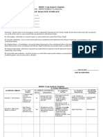 SIP Annex 3 Gap Analysis Template