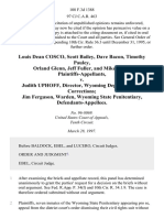 Louis Dean Cosco, Scott Bailey, Dave Bacon, Timothy Pauley, Orland Glenn, Jeff Fuller, and Mike Cross v. Judith Uphoff, Director, Wyoming Department of Corrections Jim Ferguson, Warden, Wyoming State Penitentiary, 108 F.3d 1388, 10th Cir. (1997)