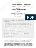 William Neal Moore v. Charles Balkcom, Warden, Arthur K. Bolton, Attorney General, 716 F.2d 1511, 11th Cir. (1983)