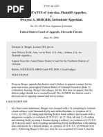 United States v. Dwayne A. Berger, 375 F.3d 1223, 11th Cir. (2004)