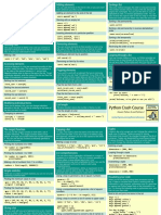 Beginners Python Cheat Sheet PCC Lists