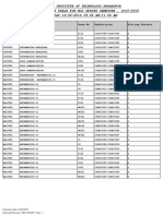 Exam Timetable Report Subject Wise