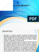 Fetal Lung Maturity