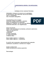 Interpretación Radiográfica Dental y de Patologías Odontogénicas