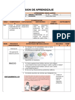 Sesion de Aprendizaje-Aprendemos Todos Juntos