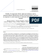 Profile of Nonprotein Thiols, Lipid Peroxidation and D-Aminolevulinate Dehydratase Activity in Mouse Kidney and Liver in Response To Acute Exposure To Mercuric Chloride and Sodium Selenite