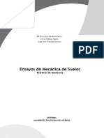 Ensayos Básicos de Mecánica de Suelos. Prácticas de Geotecnia