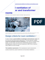 Article - The Good Ventilation of Switchgear and Transformer Rooms 18dec2015 PDF