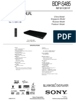 Sony BDP-S485 Ver. 1.1 PDF