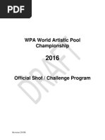 2016 Official WC Shot Program