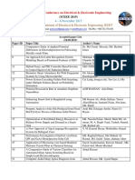 Accepted Paper List