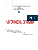 Planificacion Social en Venezuela