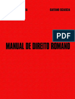 Manual Sobre Direito Romano