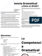 Tríptico Sobre La Compentencia Gramatical