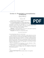 Lecture 3: Perturbative Renormalization (Continued) : 3.1. Local Functionals in A Classical Eld Theory