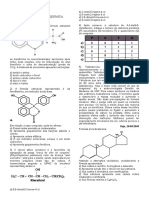 Lista de Exercício - Funções Orgânicas