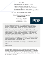 Goodman Piping Products, Inc. v. National Labor Relations Board, 741 F.2d 10, 2d Cir. (1984)