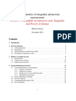 The Econometrics of Inequality and Poverty Measurement