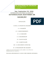 Soteriologia Doutrina Da Salvação