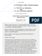 International Controls Corp. v. Robert L. Vesco, and Vesco & Co., Inc., 556 F.2d 665, 2d Cir. (1977)