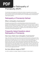 Facts About Retinopathy of Prematurity