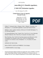 Gerard and Gemma Brault v. Town of Milton, 527 F.2d 730, 2d Cir. (1975)