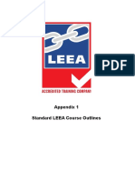 LEEA-039a Accreditation Scheme Appendix 1