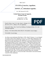 United States v. John P. Rooney, JR., 986 F.2d 31, 2d Cir. (1993)