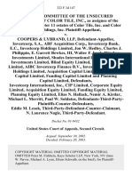 Official Committee of the Unsecured Creditors of Color Tile, Inc., as Assignee of the Claims of the Chapter 11 Estates of Color Tile, Inc. And Color Tile Holdings, Inc. v. Coopers & Lybrand, Llp, Investcorp, S.A., Abf Acquisition Corp., Investcorp Bank, E.C., Investcorp Holdings Limited, Jon W. Hedley, Charles J. Philippin, E. Garrett Bewkes, Iii, Walter F. Loeb, Window Investments Limited, Shades International Limited, Shades Investments Limited, Blind Equity Limited, Blinds Holdings Limited, Aibc Investcorp Finance B v.  Investcorp Investment Holdings Limited, Acquisition Capital Limited, Corporate Capital Limited, Funding Capital Limited and Planning Capital Limited, Investcorp International, Inc., Cip Limited, Corporate Equity Limited, Acquisition Equity Limited, Funding Equity Limited, Planning Equity Limited, Elias N. Hallack, Nemir A. Kirdar, Michael L. Merritt, Paul W. Soldatos, Defendants-Third-Party-Plaintiffs-Counter-Defendants, Eddie M. Lesok, Third-Party-Defendant-Counter-