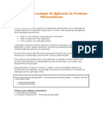 Manual de Tecnologia de Aplicação de Produtos Fitossanitários