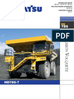 Volquete HD785-7 Komatsu