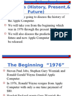 The Timeline of The Apple Computer 1