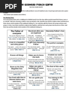 Godhead Match Game